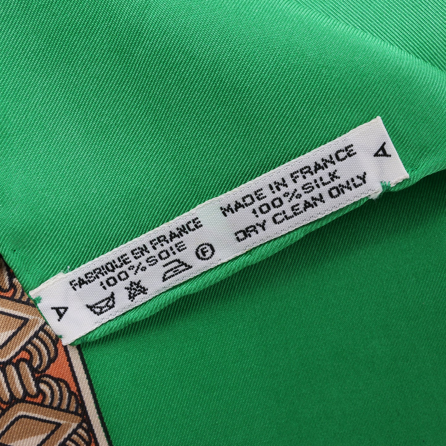 Hermès Carré 90 "Les Rubans du Cheval" 100% Silk Scarf in Green