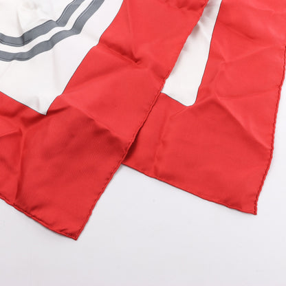 Hermès Carré 90 „BRIDES de GALA“ 100% Seidenschal in Rot