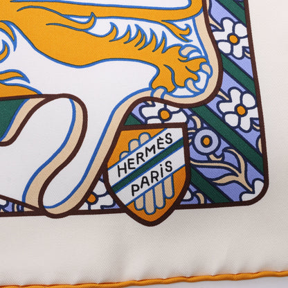 Hermès Carré 90 "DUELS ONIRIQUES" Foulard 100% Soie en Multicolore
