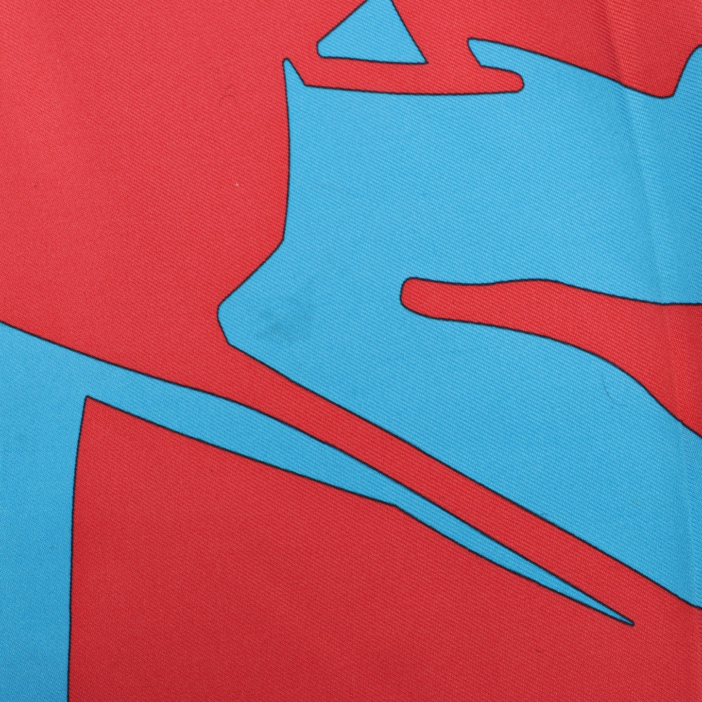 Hermès Carré 90 "Puzzle" 100% Silk Scarf in Blue