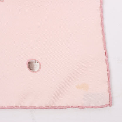 Hermès Carré 90 "VIF ARGENT" 100% Silk Scarf in Pink