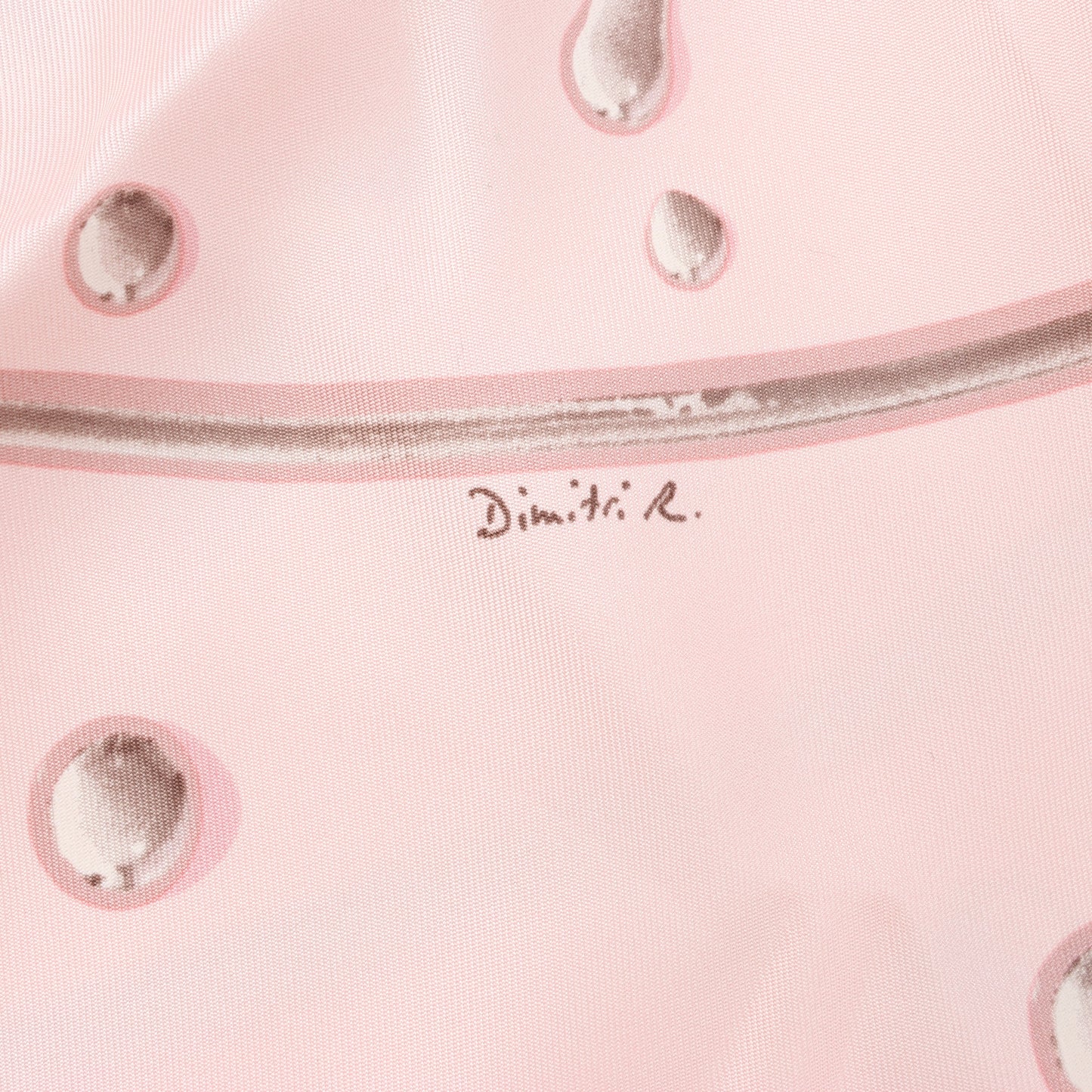 Hermès Carré 90 "VIF ARGENT" 100% Silk Scarf in Pink