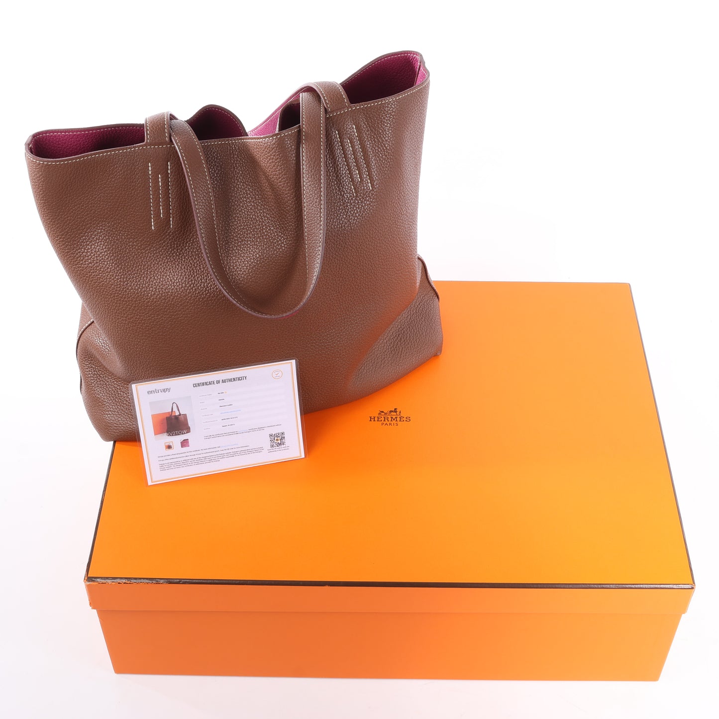 HERMES Double Sense 36 Taurillon Clemence Malond Indy x Tosca □O: 2011