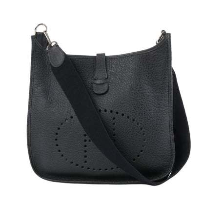 HERMES Evelyne 1 33 GM Fjord Graphite Silver Metal Fittings Shoulder Bag □C: 1999