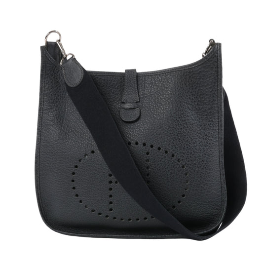 HERMES Evelyne 1 33 GM Fjord Graphite Silver Metal Fittings Shoulder Bag □C: 1999
