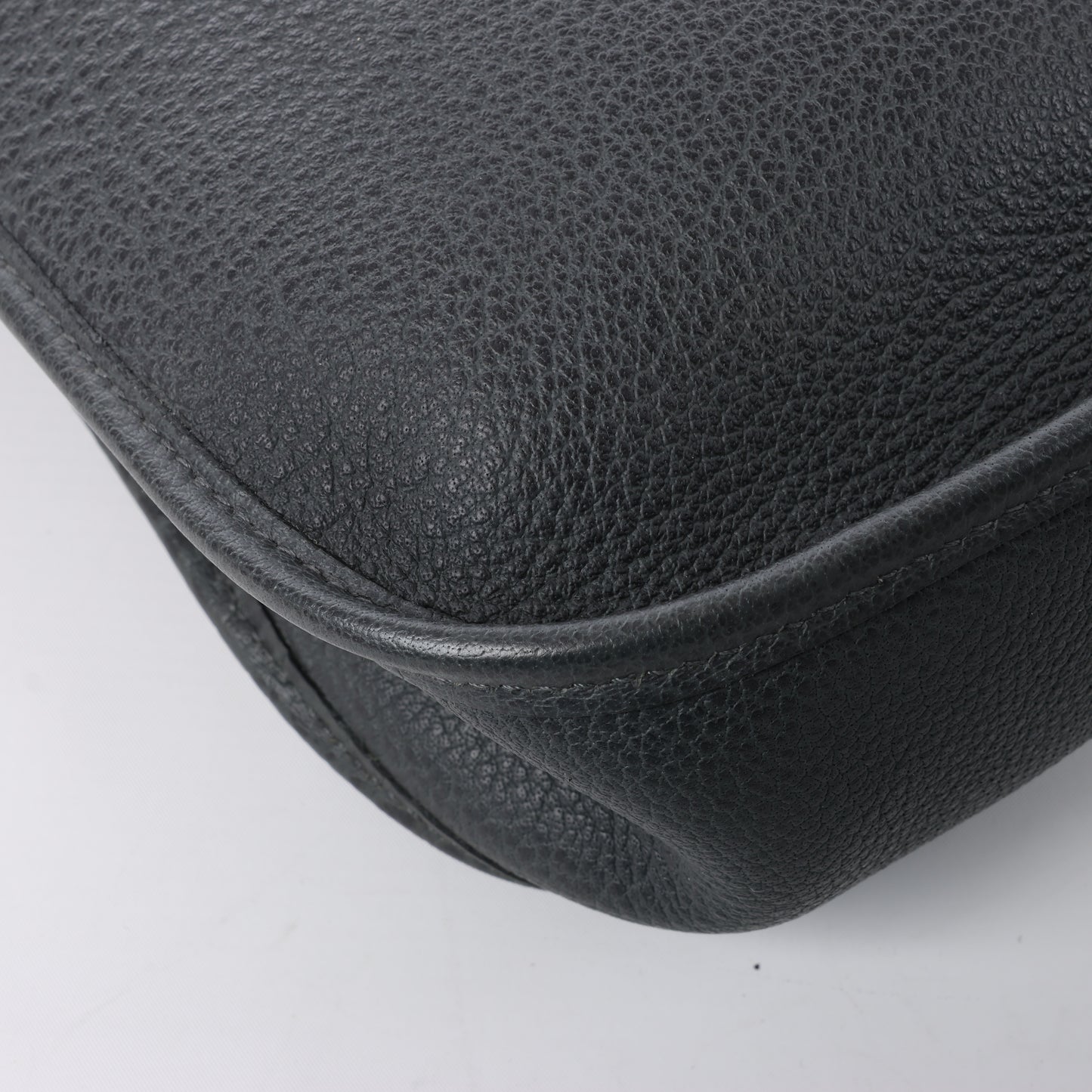 HERMES Evelyne 1 33 GM Fjord Graphite Silver Metal Fittings Shoulder Bag □C: 1999