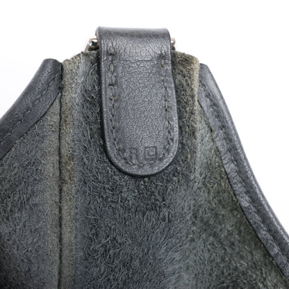 HERMES Evelyne 1 33 GM Fjord Graphite Silver Metal Fittings Shoulder Bag □C: 1999