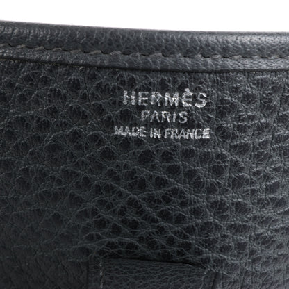 HERMES Evelyne 1 33 GM Fjord Graphite Silver Metal Fittings Shoulder Bag □C: 1999