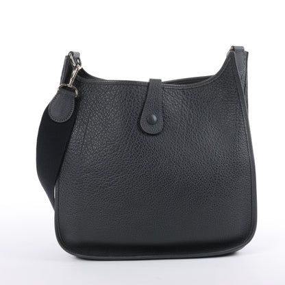 HERMES Evelyne 1 33 GM Fjord Graphite Silver Metal Fittings Shoulder Bag □C: 1999