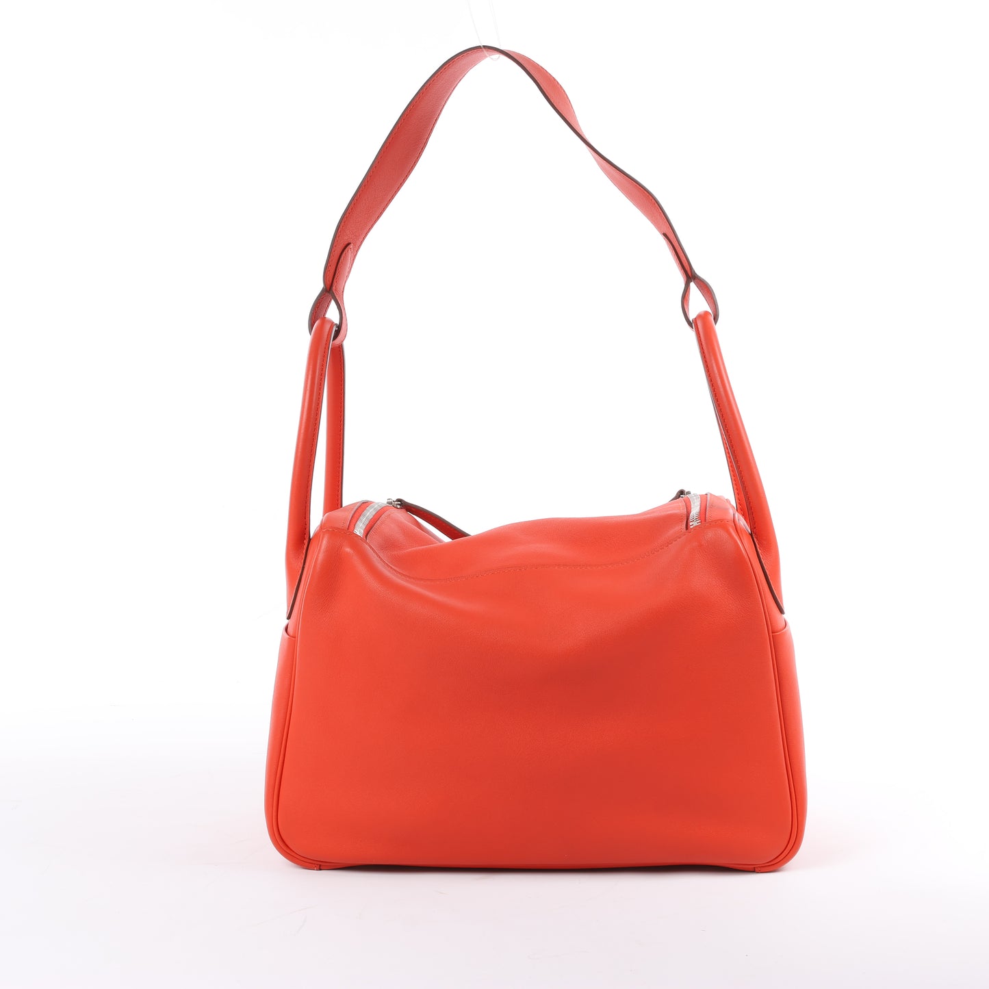 Hermes Lindy 30 Veau Swift Rouge Tomate Silber Metallbeschläge 2Way Handtasche X: 2016
