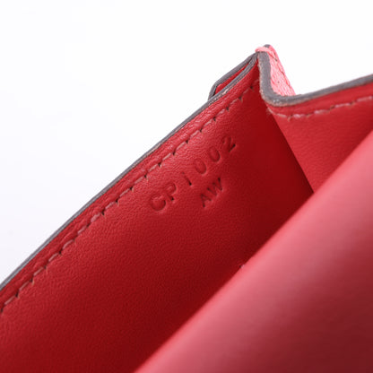 HERMES Verrou Chain Mini Chèvre Mysore Rose Ete Umhängetasche Silberne Metallbeschläge C: 2018