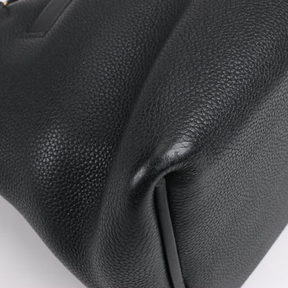 HERMES 24/24 29 Togo Lederhandtasche in Schwarz und Gold Metallbeschläge T: 2019