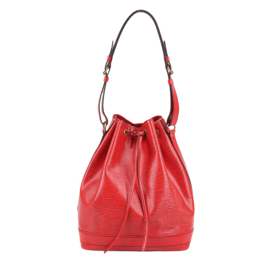 LOUIS VUITTON Epi Leder Noe Umhängetasche in Rot