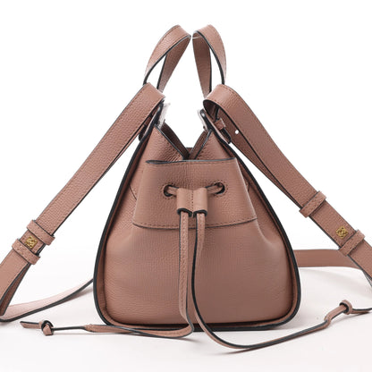 LOEWE – Hammock Mini – 2-Wege-Handtasche aus Leder in Altrosa