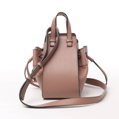 LOEWE – Hammock Mini – 2-Wege-Handtasche aus Leder in Altrosa