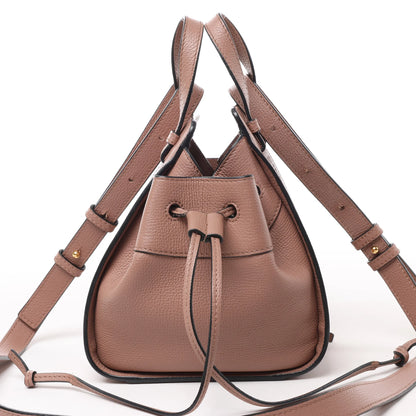 LOEWE – Hammock Mini – 2-Wege-Handtasche aus Leder in Altrosa