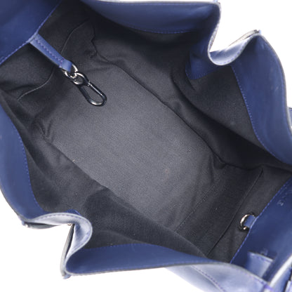 LOEWE – Hammock – Kleine 2-Wege-Handtasche aus Leder in Marineblau