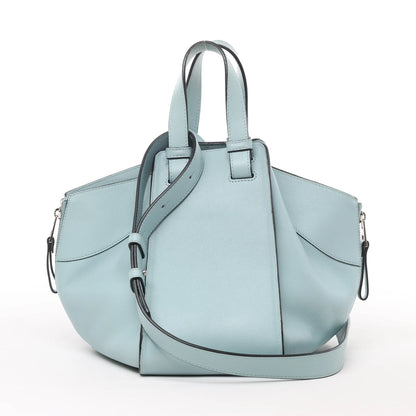 LOEWE Hammock Kleine 2-Wege-Handtasche aus Leder in Hellblau