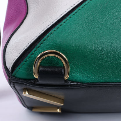LOEWE Puzzle Leather Small 2Way Handbag in Multicolor