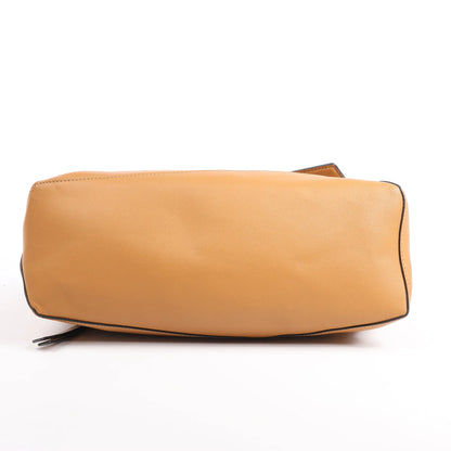 LOEWE Puzzle Hobo Leather Shoulder bag in Brown