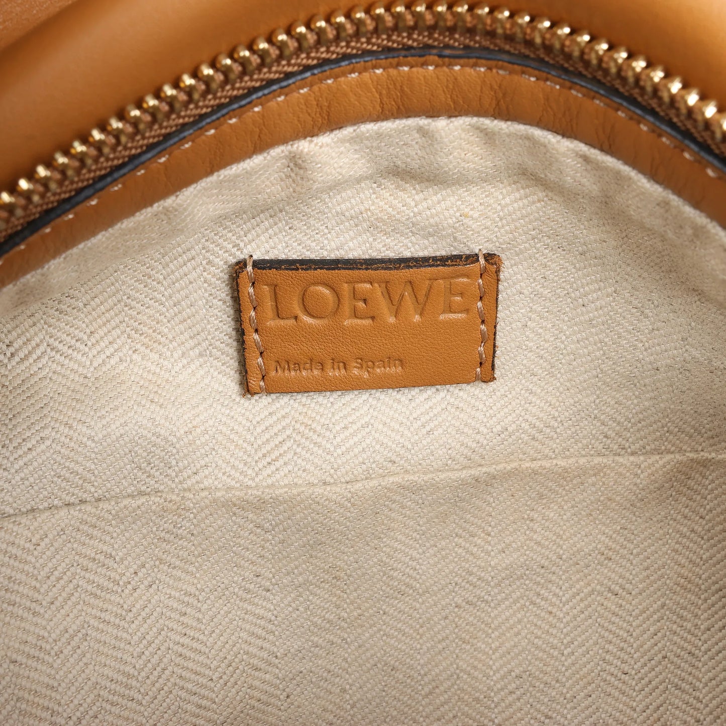 LOEWE Puzzle Hobo Leather Shoulder bag in Brown