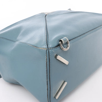 LOEWE Puzzle – Mittlere 2-Wege-Handtasche aus Leder in Blau