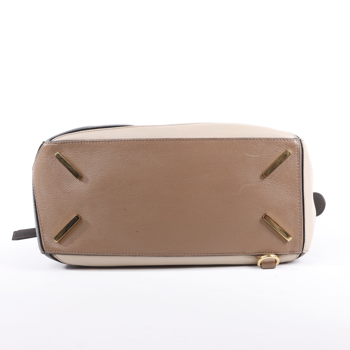 LOEWE Puzzle Medium 2Way-Handtasche aus Leder in Braun x Beige