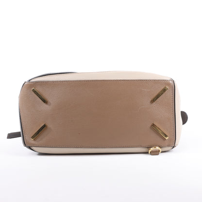 LOEWE Puzzle Medium 2Way-Handtasche aus Leder in Braun x Beige