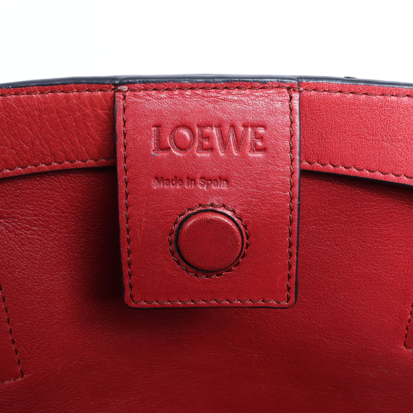 LOEWE T Shopper Schultertasche aus Leder in Pink
