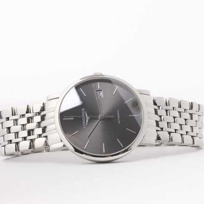 Longines Elegant L4.810.4 44546292 SS AT Gray-Face Watch
