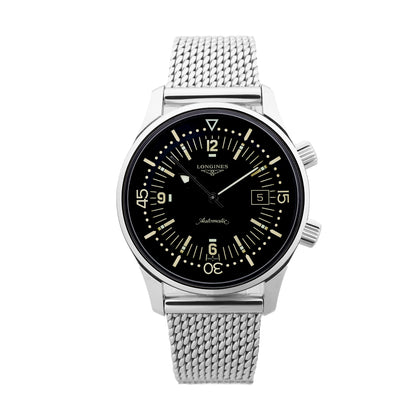 Montre Longines Legend Diver L3.774.4 54472849 SS AT cadran noir