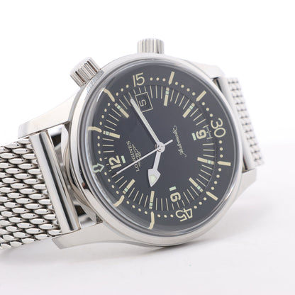 Longines Legend Diver L3.774.4  54472849 SS AT Black Dial Watch