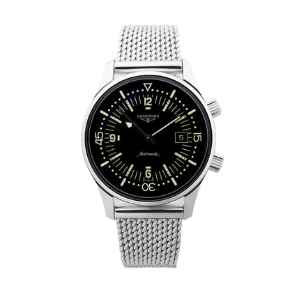 Longines Legend Diver L3.774.4  54472849 SS AT Black Dial Watch
