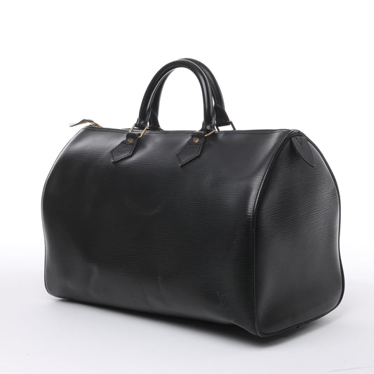 Louis Vuitton Epi Leather Speedy 35 Handbag in Black M42992