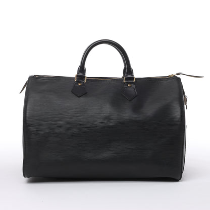 Louis Vuitton Epi Leather Speedy 35 Handbag in Black M42992