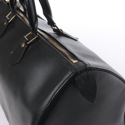 Louis Vuitton Epi Leather Speedy 35 Handbag in Black M42992