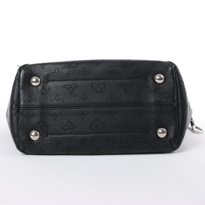 Louis Vuitton Hina Monogram Mahina Leder-Umhängetasche in Schwarz M54350