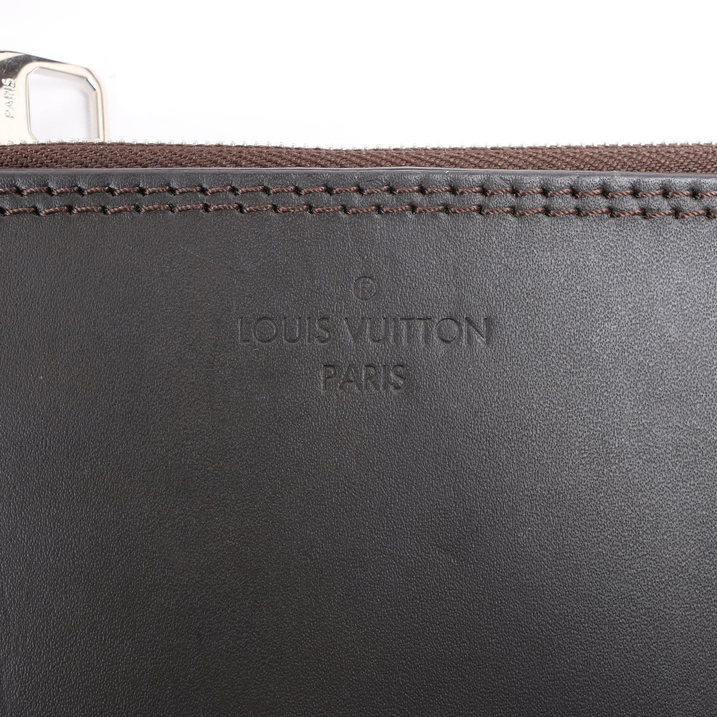 Louis Vuitton Hina Monogram Mahina Leder-Umhängetasche in Schwarz M54350