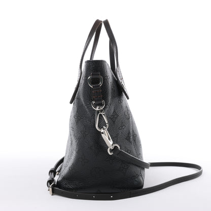 Louis Vuitton Hina Monogram Mahina Leder-Umhängetasche in Schwarz M54350