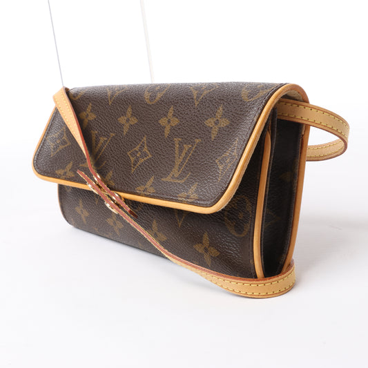 Louis Vuitton Monogram Canvas Pochette Twin PM Shoulder Bag M51854