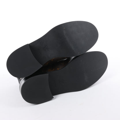 Bottines Louis Vuitton Wonderland Line 21 ans en toile et cuir, noir et marron, NL0271, pointure 40.