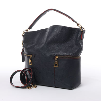 Louis Vuitton Monogram Empreinte Melie in Navy M44012