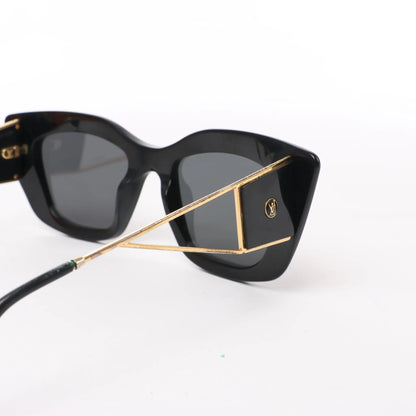 Louia Vuitton Acetat Arizona Dream Sonnenbrille in Schwarz Z1220W