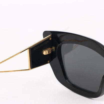Louia Vuitton Acetat Arizona Dream Sonnenbrille in Schwarz Z1220W