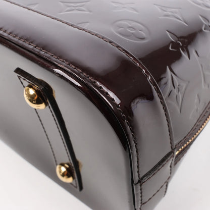 Louis Vuitton Vernis Alma PM Handbag in Amarante M91611