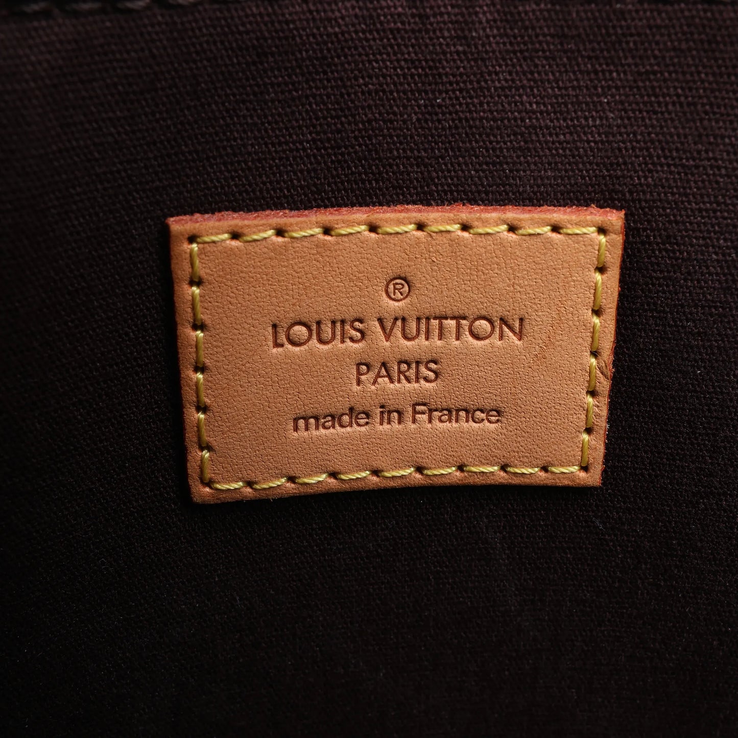 Louis Vuitton Vernis Alma PM Handbag in Amarante M91611