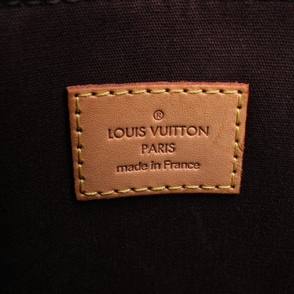 Louis Vuitton Vernis Alma PM Handbag in Amarante M91611