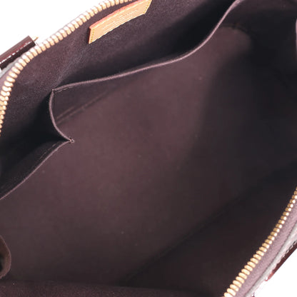 Louis Vuitton Vernis Alma PM Handbag in Amarante M91611