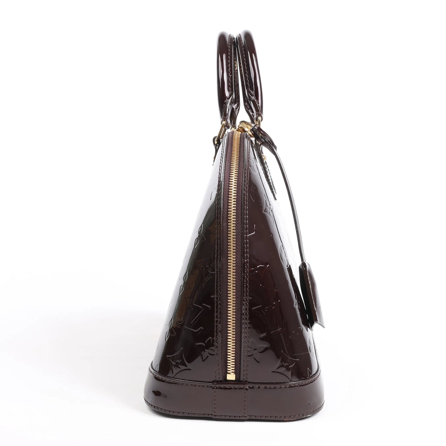 Louis Vuitton Vernis Alma PM Handbag in Amarante M91611