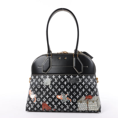 Louis Vuitton Catogram Alma Souple 2Way Shoulder Bag in Black M44403